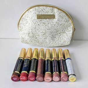 SeneGence LipSense Collection 7 Colours + 1 Gloss With Glitter Bag
